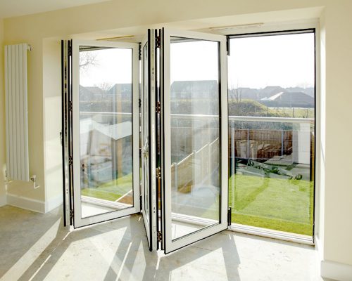 White Bi-Fold Doors