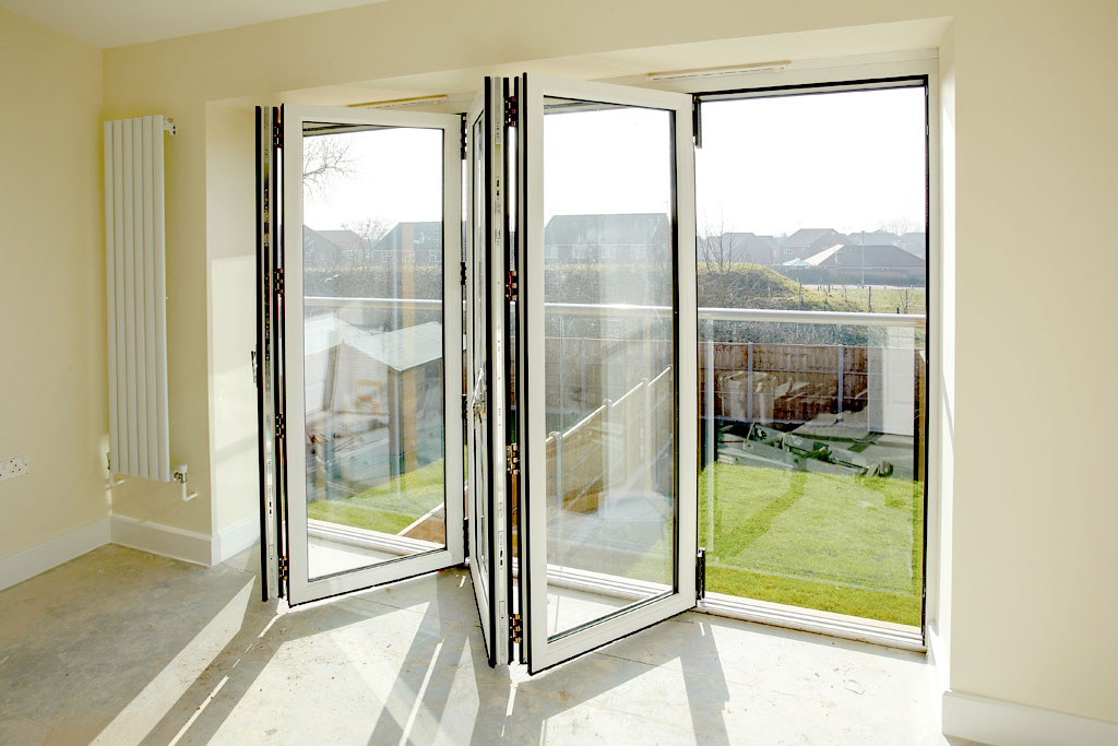 White Bi-Fold Doors