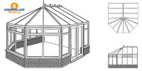 Victorian Conservatory Illustration